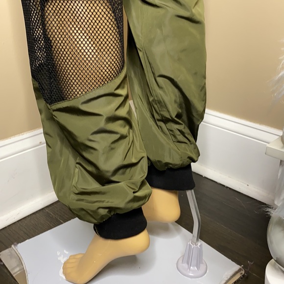 Camouflage Khaki Green Mesh Jogger Set - Picture 14 of 16